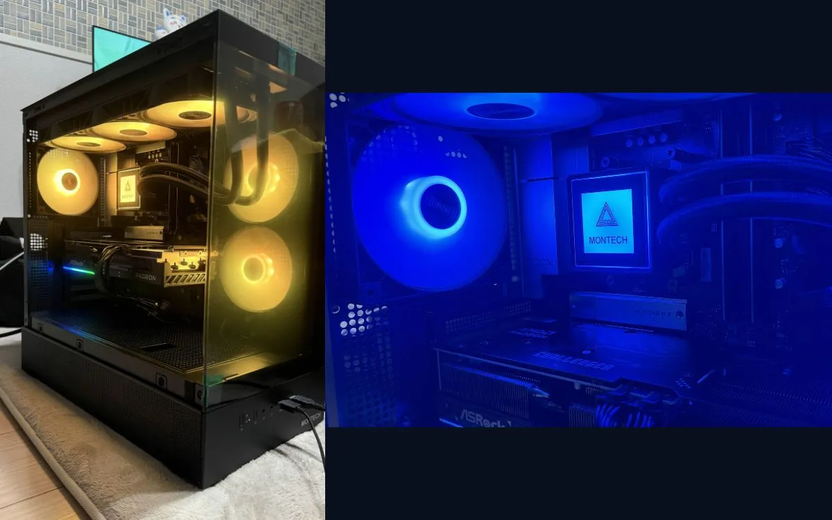 完成したPC
