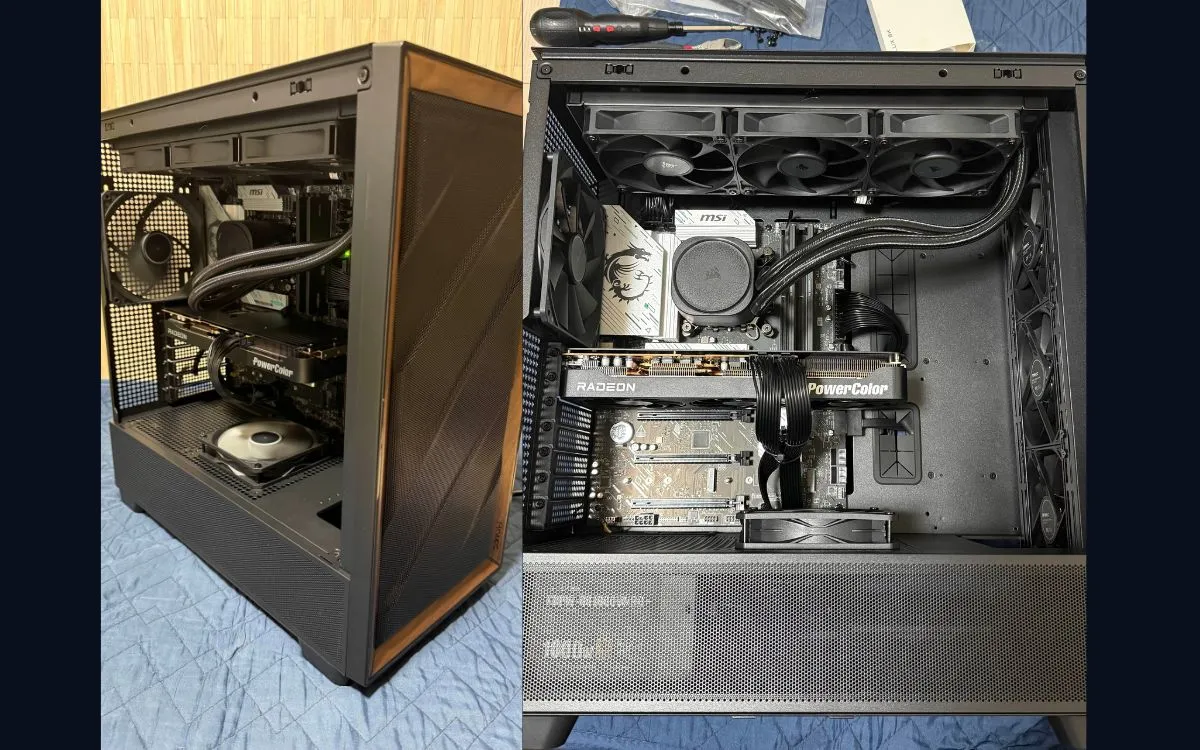 完成したPC